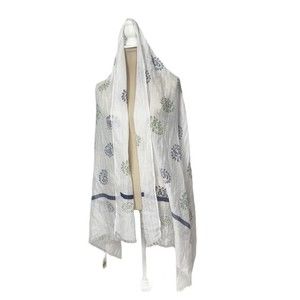 Women’s Scarf Wrap White Floral Lenox Glad Rags